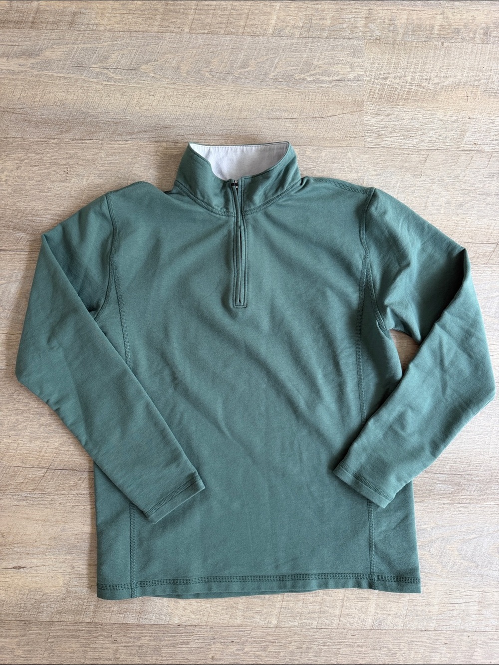 Crewcuts Forest Green Quarter-Zip Pullover